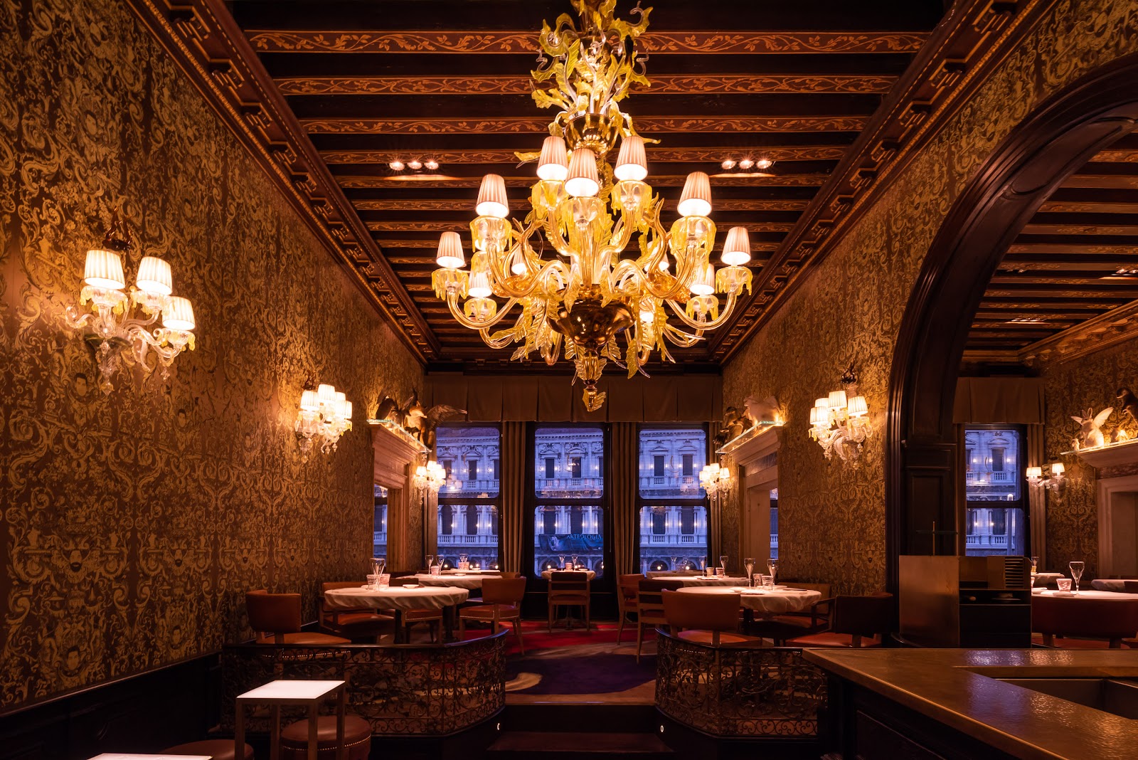 A restaurant wine cellar and natural-wine list in a Venice dining room