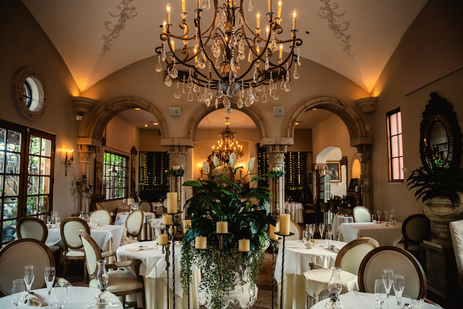 A candlelit two-top set for a first date in Old Town Scottsdale