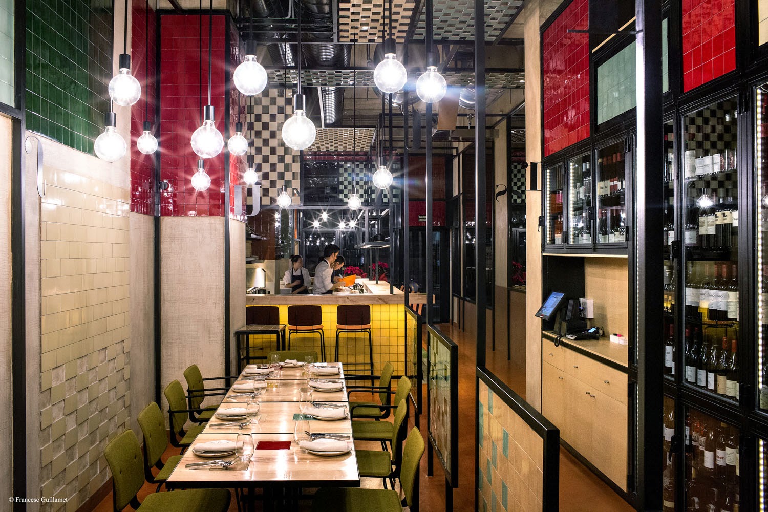 A theatrical fine-dining room set for a milestone birthday celebration
