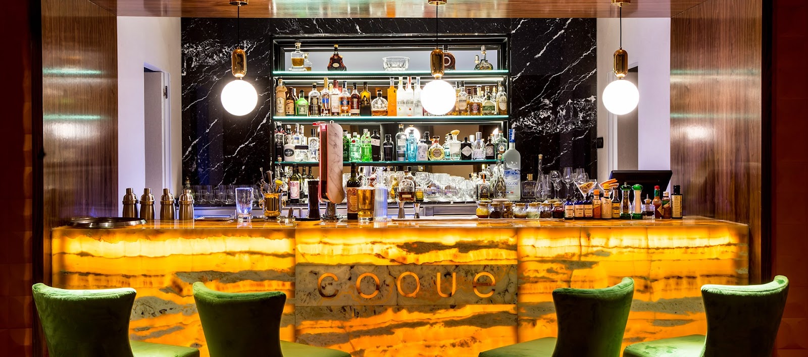 A restaurant wine cellar in a Madrid dining room
