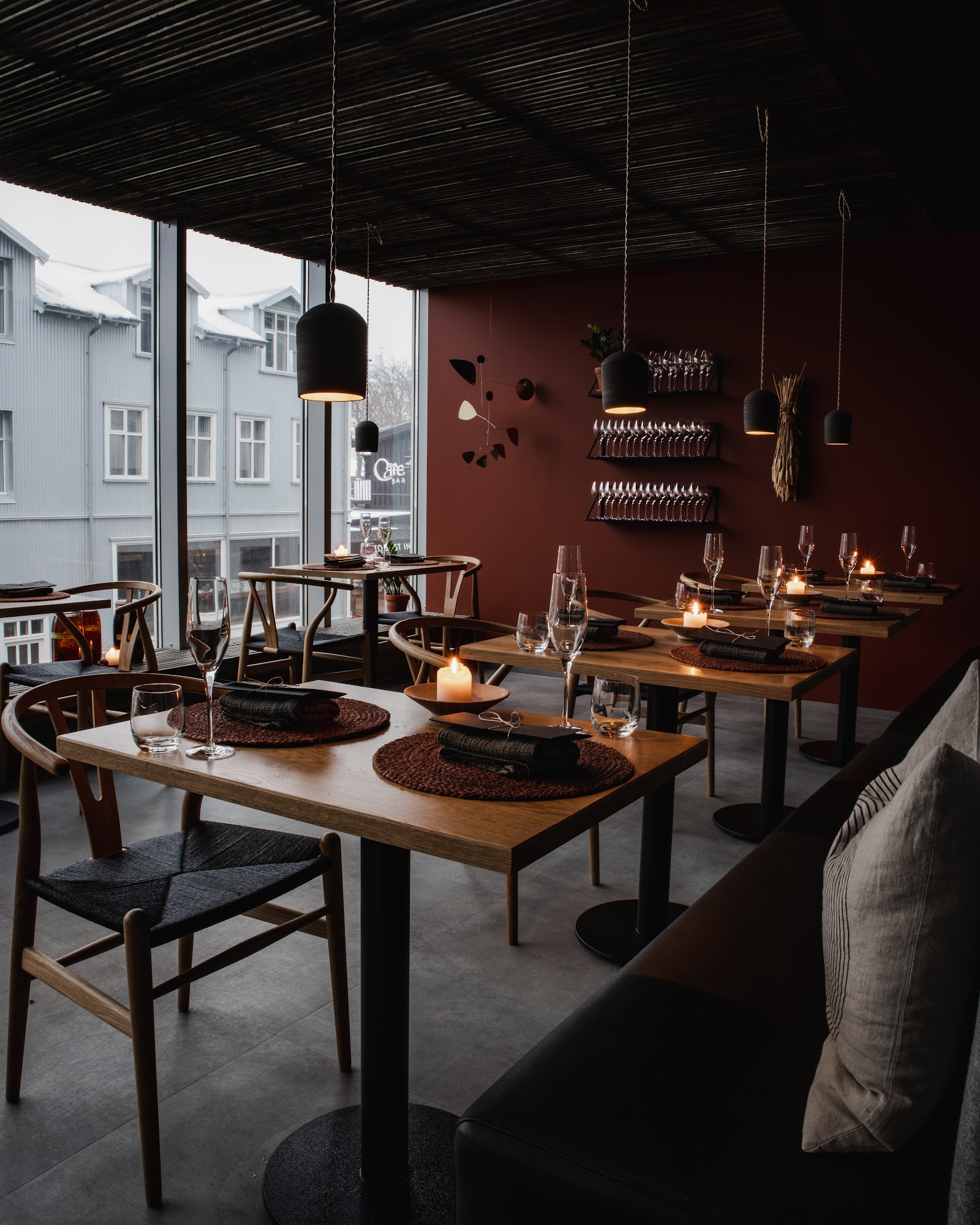 A weekend brunch table in downtown 101 Reykjavik with skyr and sourdough